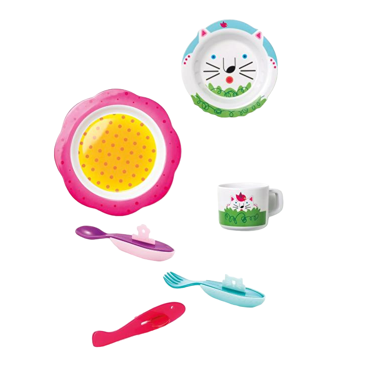Набір дитячого посуду Guzzini, 6 предметів, різнобарв'я (8100152) - фото 1