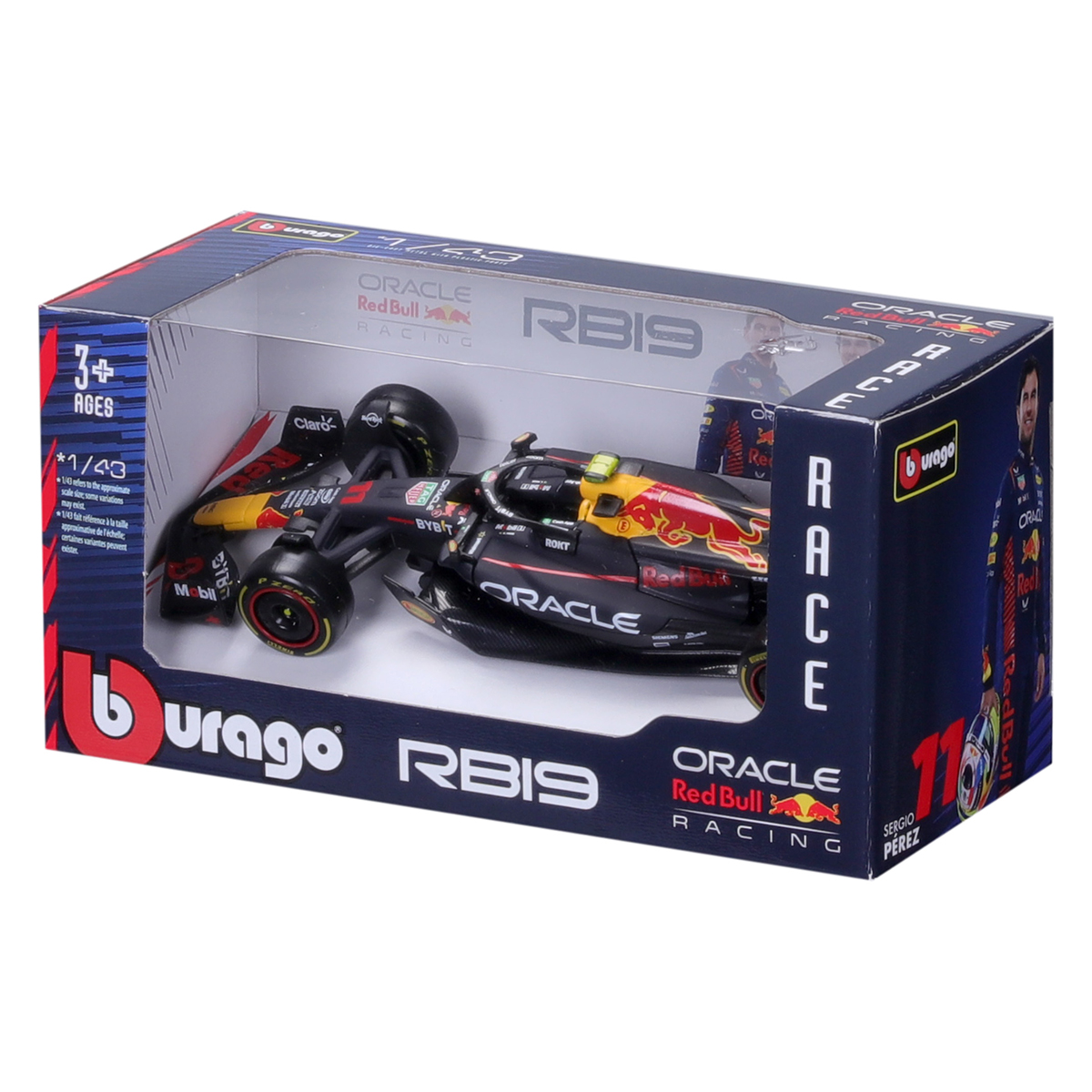 Автомодель Bburago Red Bull Racing RB19, 2023, 1:43 в ассортименте (18-38082) - фото 11