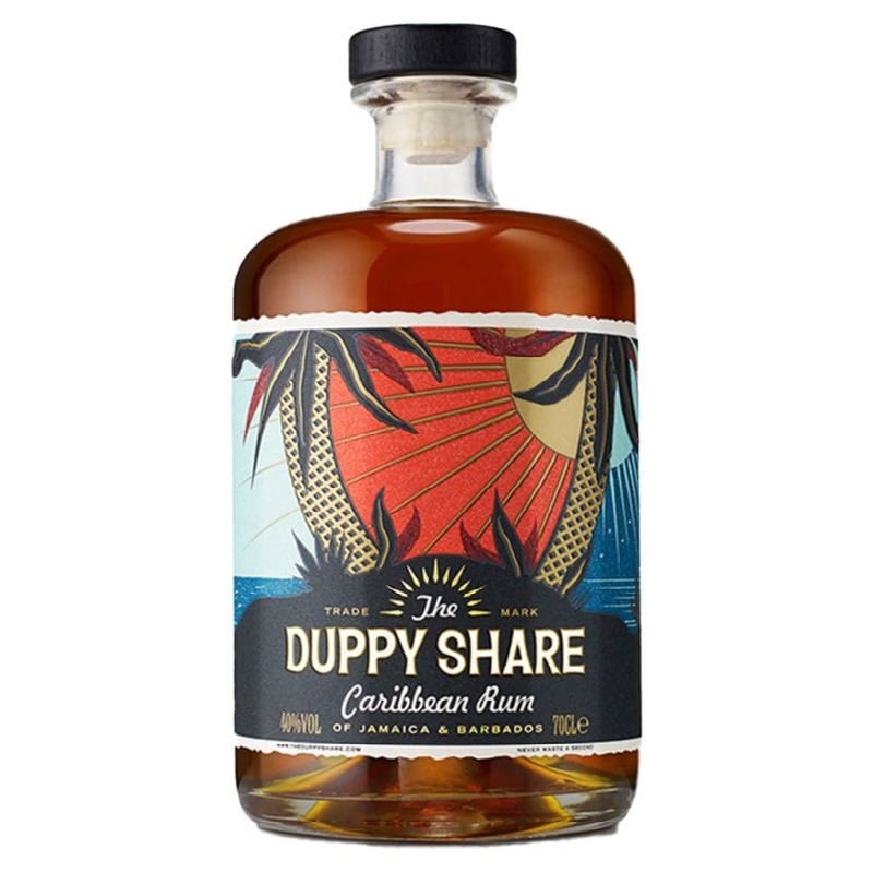 Ром The Duppy Share Caribbean Golden Rum, 40%, 0,7 л - фото 1