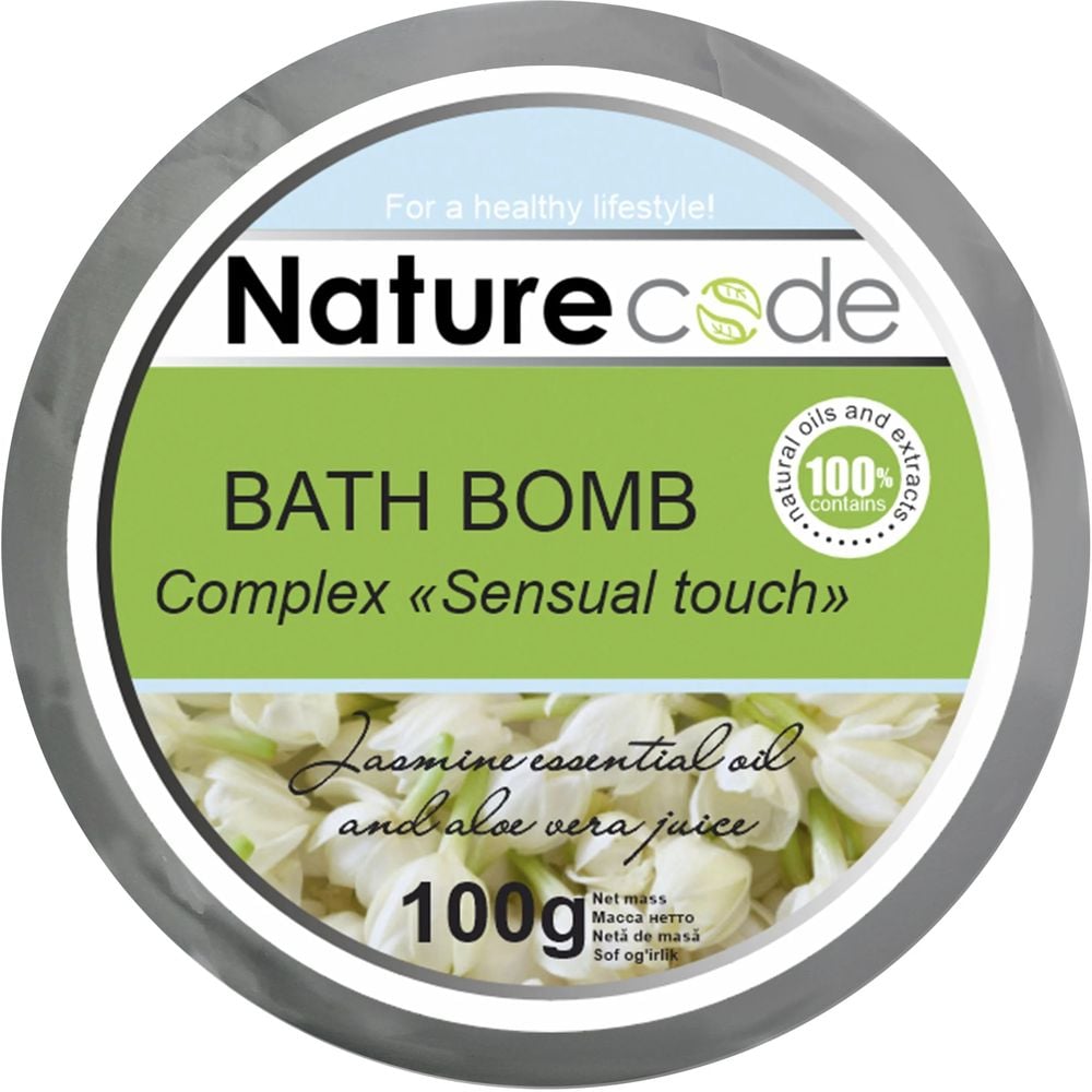 Бомбочка для ванн Nature Code Сomplex Sentusal touch 100 г - фото 1