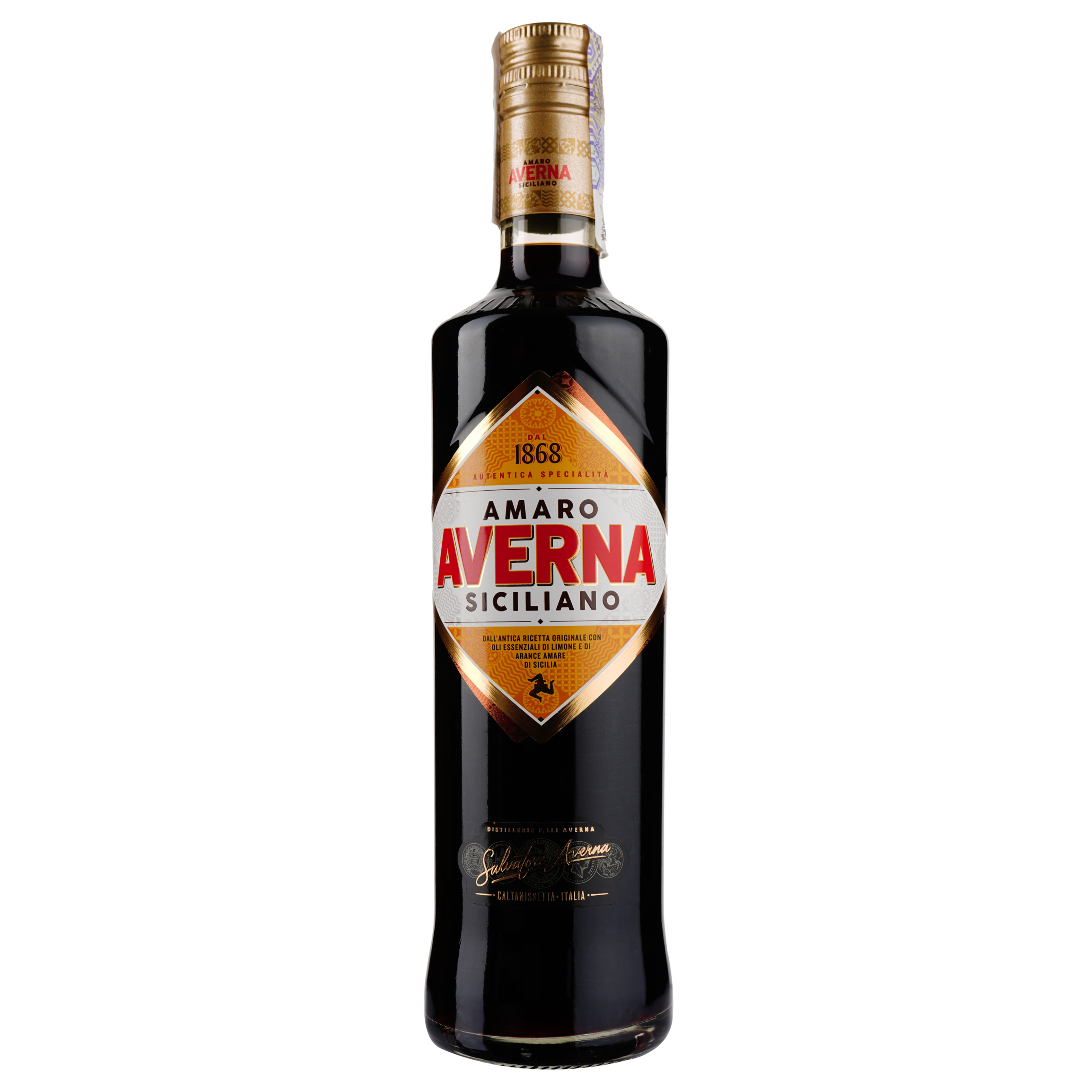 Ликер Averna Amaro Siciliano, 29%, 0,7 л (676814) - фото 1