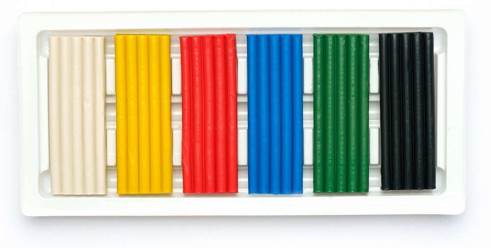Пластилін восковий Школярик, прямокутний, 6 кольорів, 140 г (303116001-UA) - фото 2