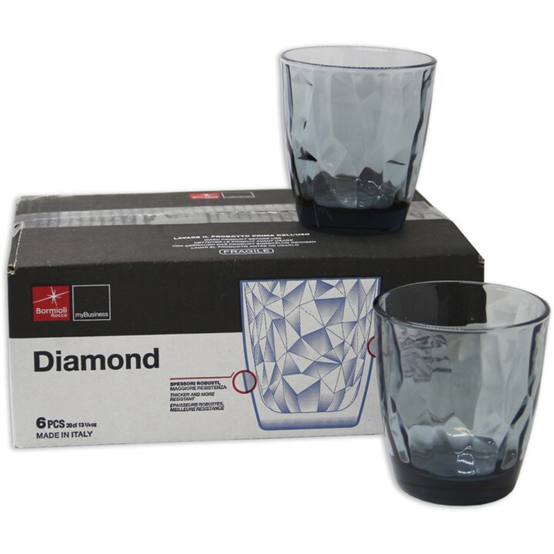 Набір склянок Bormioli Rocco Diamond Dof Ocean Blue 385 мл 6 шт. (302259M) - фото 5