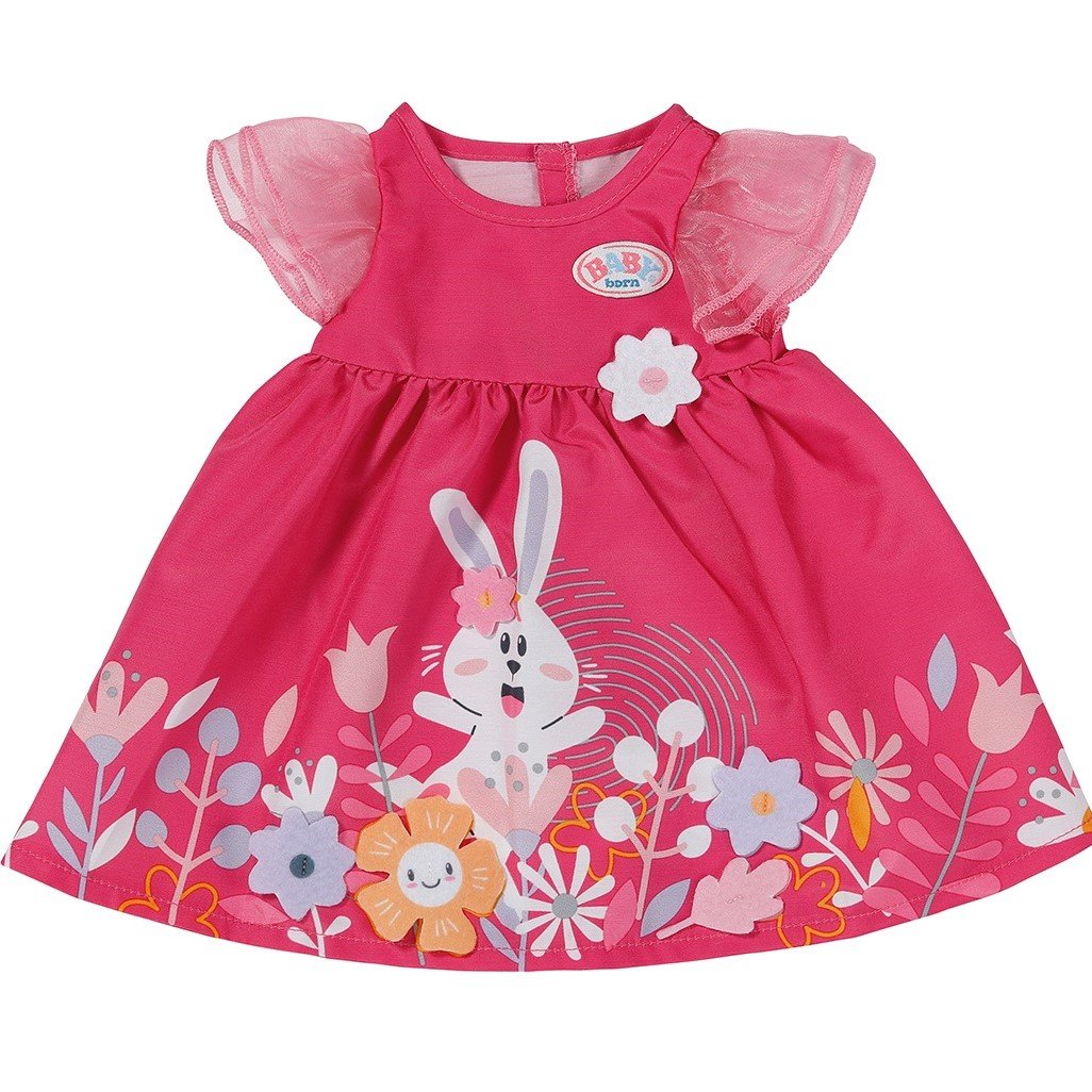 Одежда для куклы Baby Born Платье с цветами 43 см (832639) - фото 1