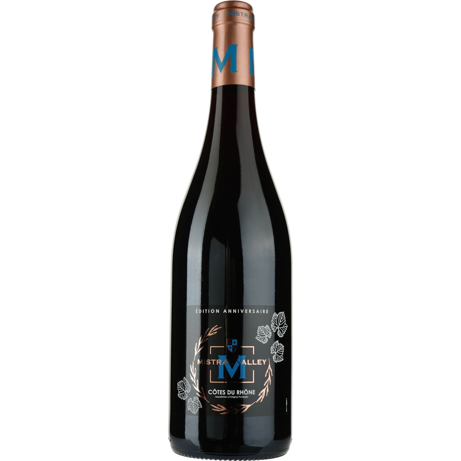 Вино Mistral Valley AOP Cotes du Rhone, красное, сухое, 0,75 л - фото 1