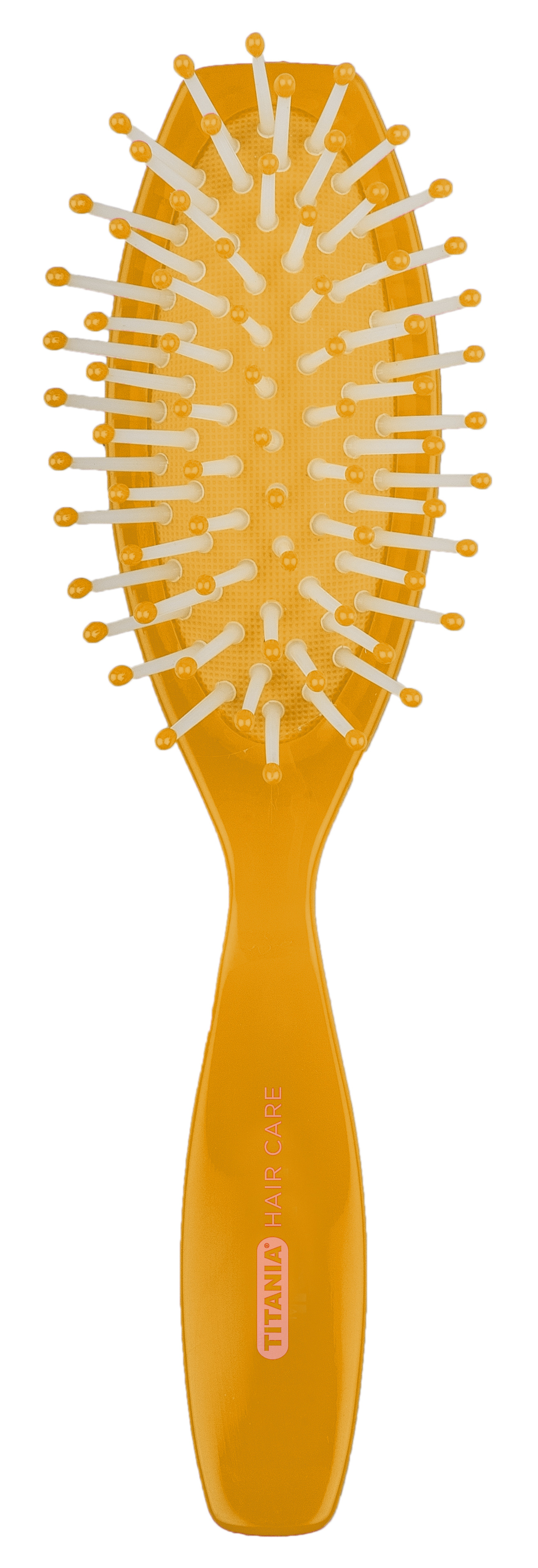 Щетка для волос Titania массажная, 7 рядов, оранжевый (1826 оранж) - фото 1
