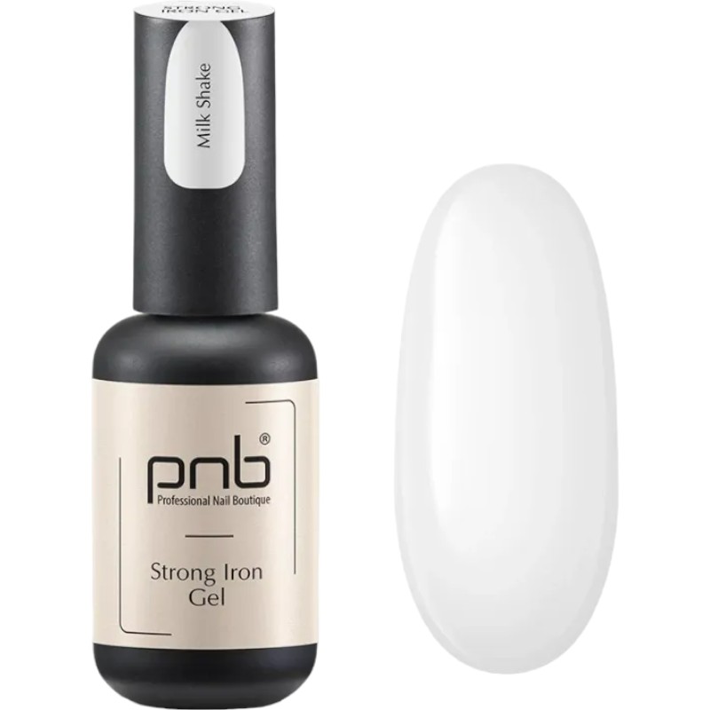 Гель PNB Strong Iron Gel Milk Shake 8 мл - фото 1