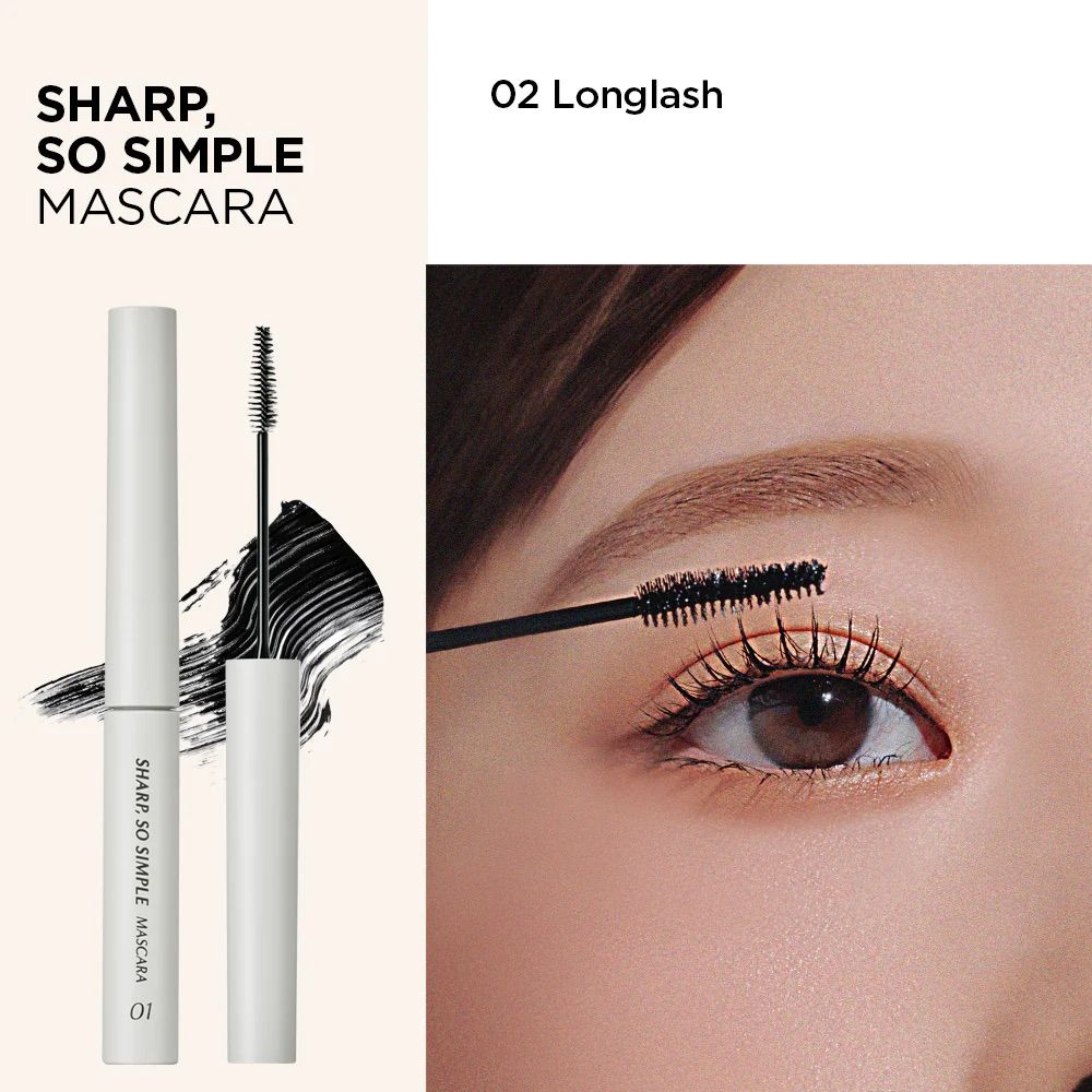 Підкручуюча туш для вій Clio Sharp So Simple Mascara 01 Curling 4 г - фото 3