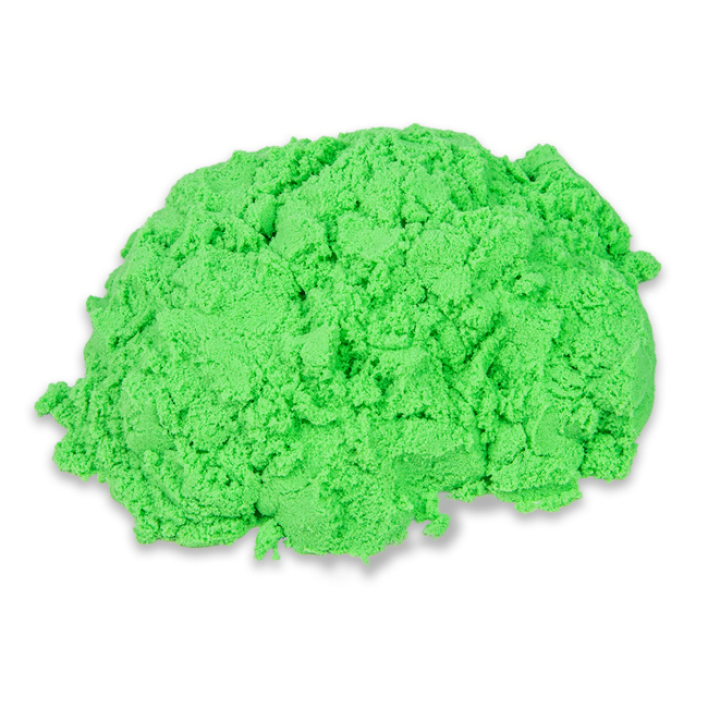 Кинетический песок Strateg Magic sand зеленый 350 г (39402-2) - фото 3