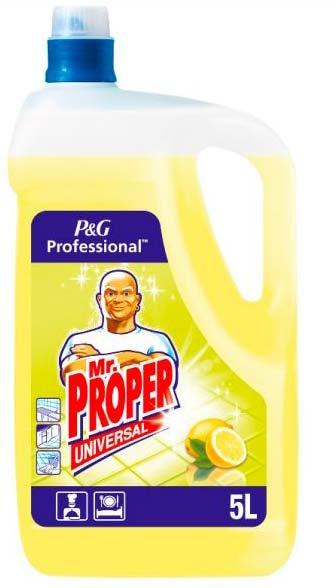 Универсальное моющее средство для твердых поверхностей Mr. Proper Лимон, 5 л - фото 1