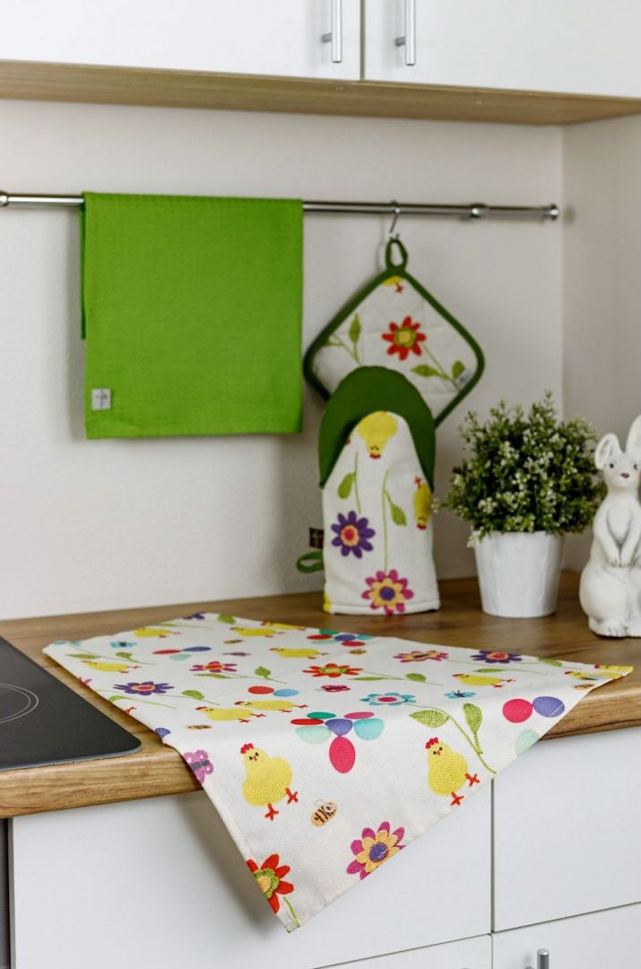 Набор кухонных полотенец Прованс Писанка радуга, 45х55 см, 2 шт. (28782) - фото 2