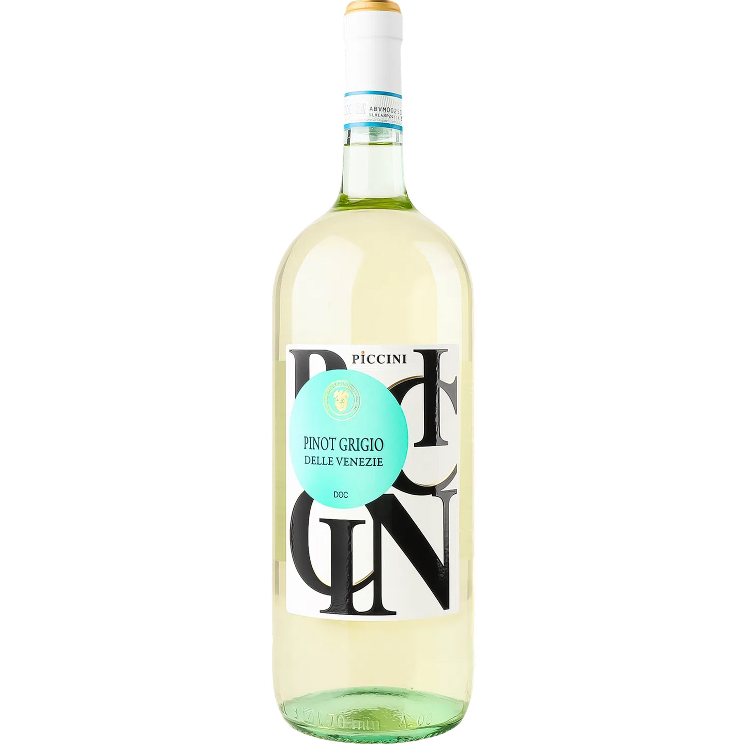 Вино Piccini Pinot Grigio delle Venezie белое сухое 1.5 л - фото 1