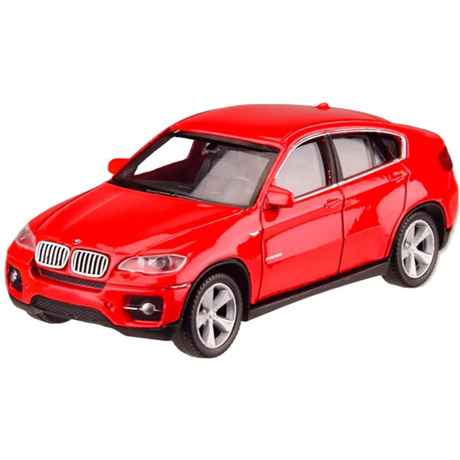 Машина Металева Bmw X6 Welly 44016Cw Масштаб 1:43 Червоний - фото 1