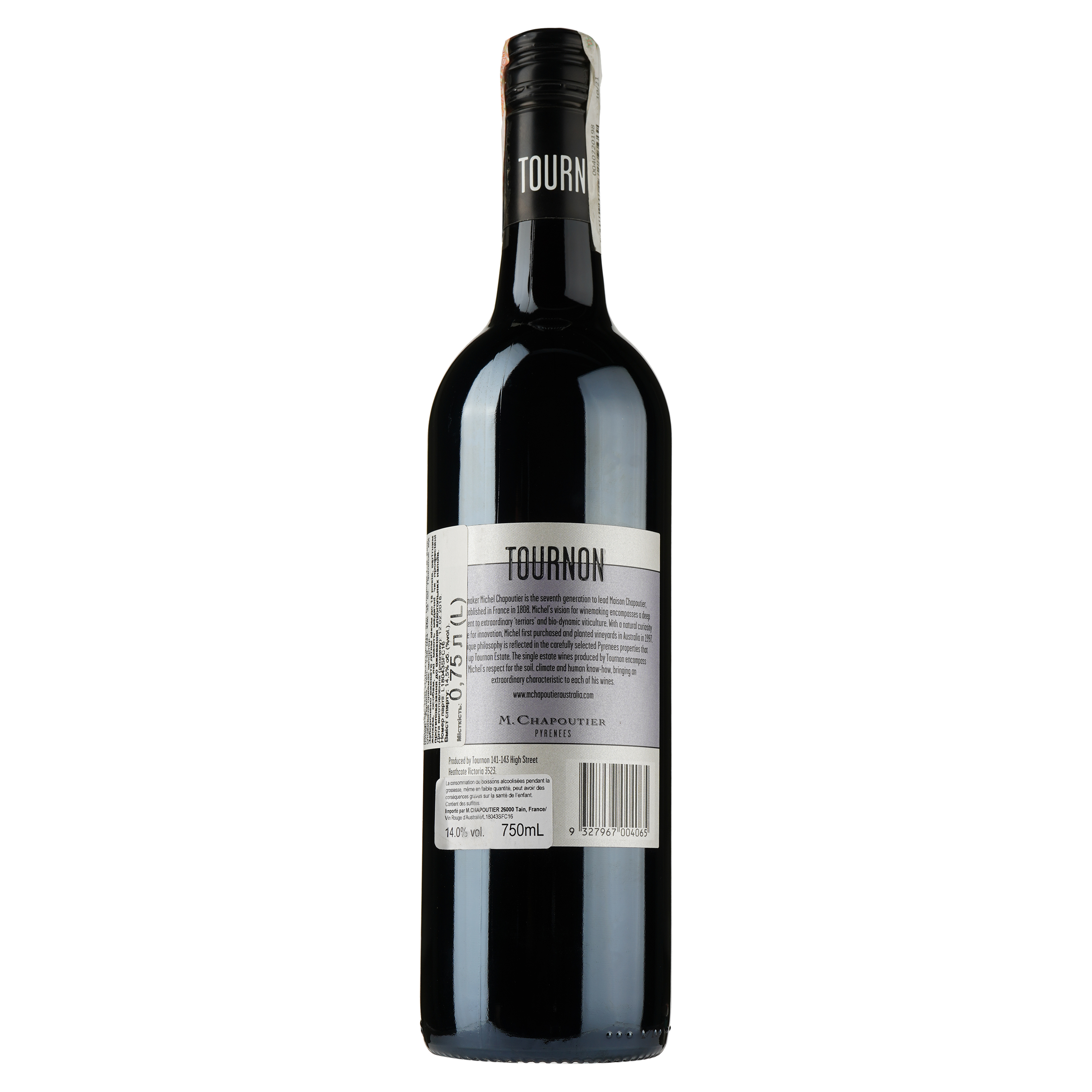 Вино Domaine Tournon Cabernet Sauvignon Shays Flat, червоне, сухе, 14%, 0,75 л (791634) - фото 2