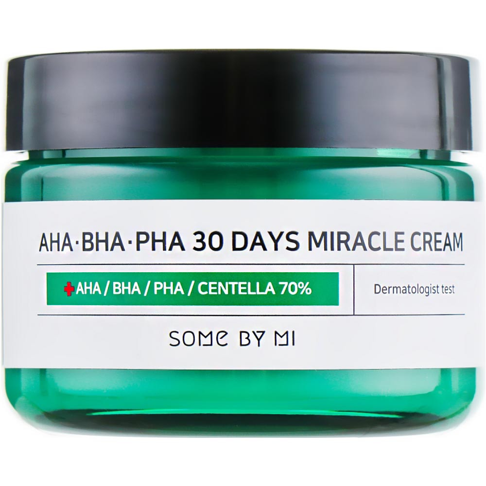 Крем для лица Some By Mi AHA-BHA-PHA 30 Days Miracle Cream восстанавливающий с комплексом кислот 60 мл - фото 1
