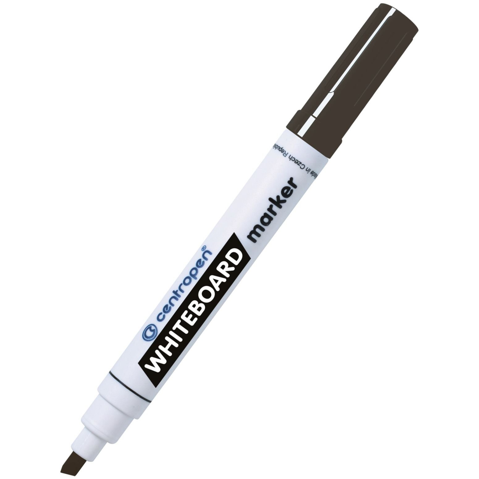 Маркер для дошок Centropen WhiteBoard клиноподібний 1-4.5 мм чорний (8569/01) - фото 1