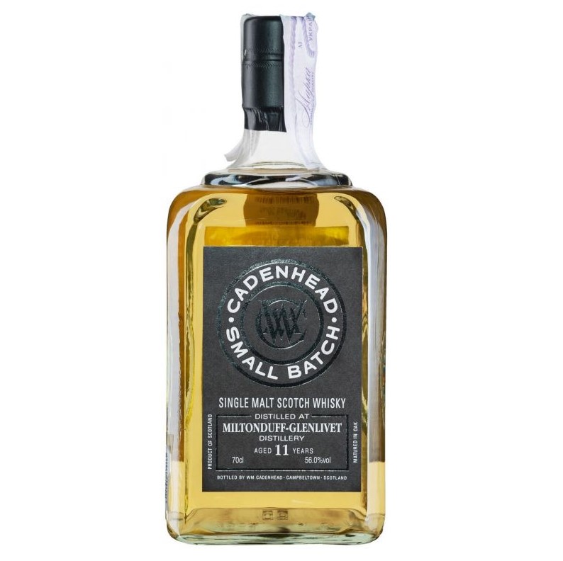 Виски Miltonduff Cadenhead Single Malt Scotch Whisky 11 yo 2008, в подарочной упаковке, 56%, 0,7 л - фото 1