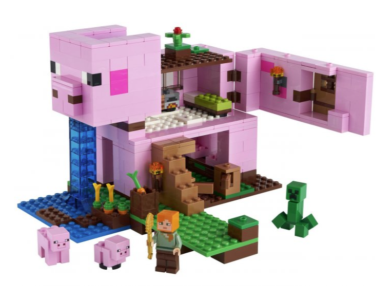 Конструктор LEGO Minecraft Будинок-свиня, 490 деталей (21170) - фото 4
