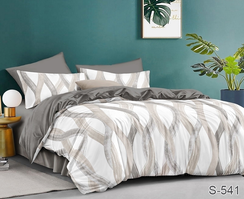 Комплект постільної білизни TAG Tekstil з компаньйоном 1.5-спальний 000267430 (S541) - фото 2