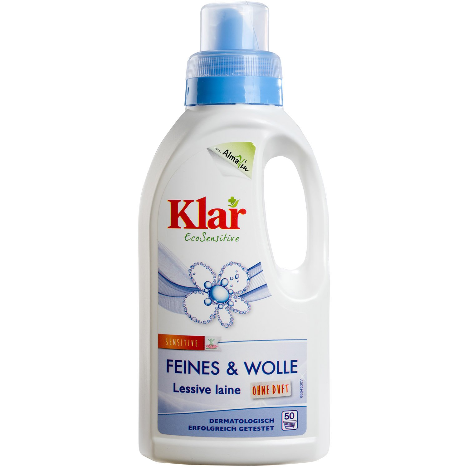 Рідкий засіб Klar EcoSensitive для прання вовни та шовку, 500 мл - фото 1