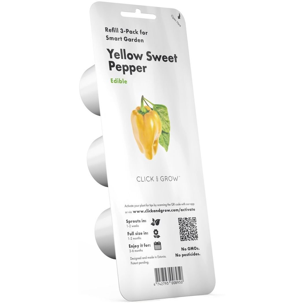 Сменный картридж Click & Grow Smart Garden Желтый сладкий перец, 3 капсулы (8950) - фото 2