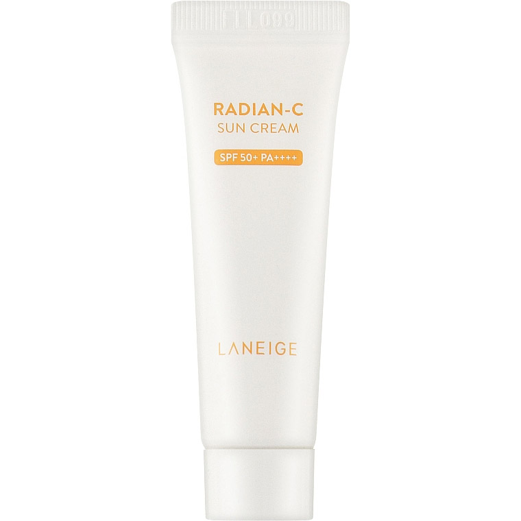 Сонцезахисний крем для обличчя Laneige Radian-C Sun Cream SPF 50+/PA++++, з вітаміном С, 10 мл - фото 1