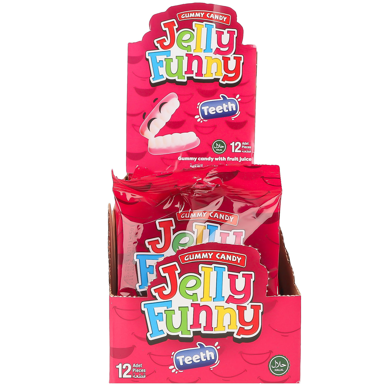 Мармелад Jelly Funny Teeth жевательный 80 г x 12 шт. - фото 1