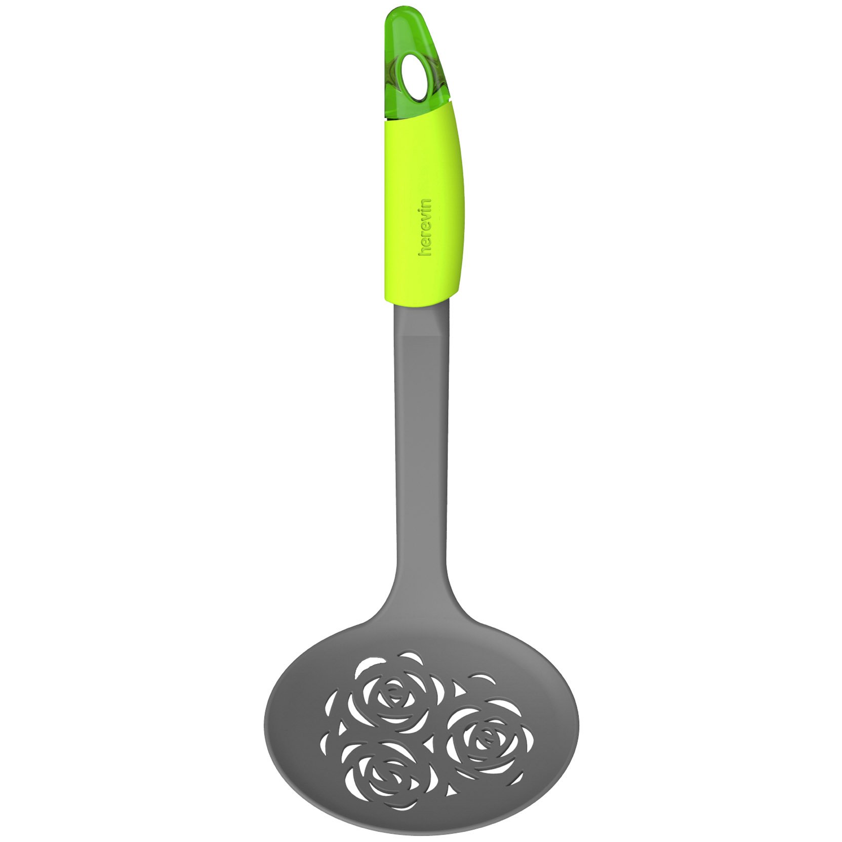 Лопатка кухонна з отворами Herevin Green кругла (365101-000) - фото 1