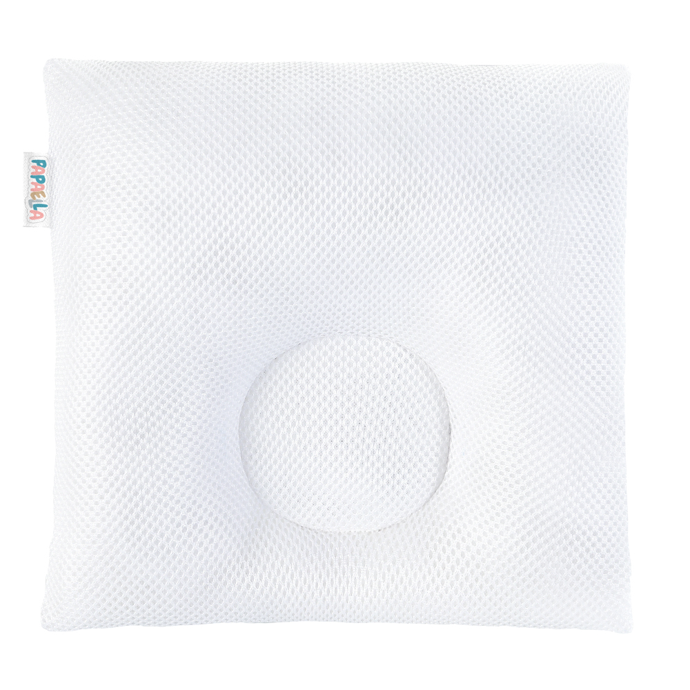 Подушка для немовлят Papaella Ортопедична Maxi, діаметр 9 см, білий (8-32583) - фото 1
