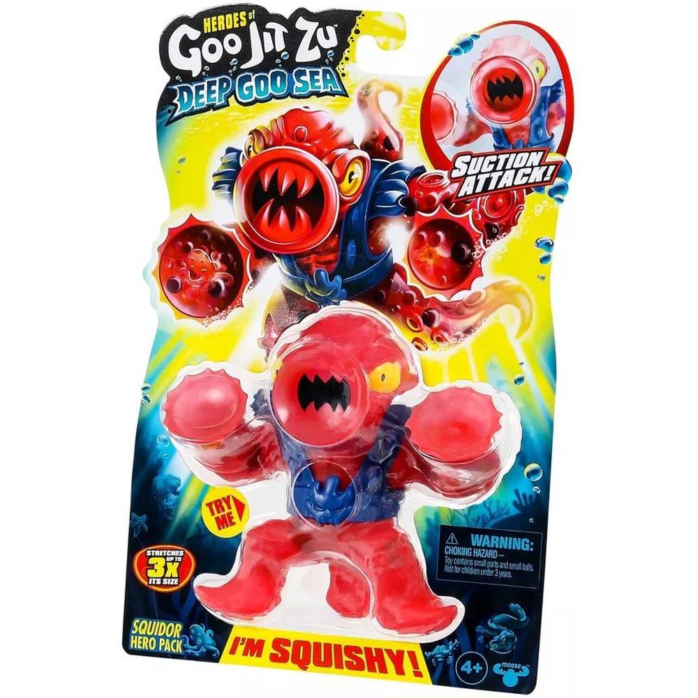 Игрушка-антистресс Goo Jit Zu Deep Goo Sea Сквидор (123123) - фото 5