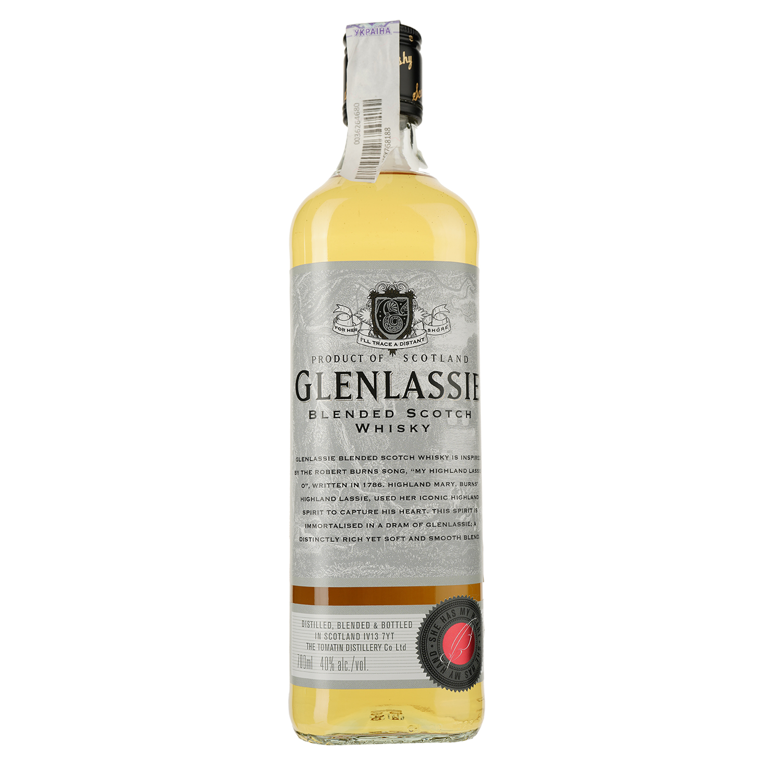 Віскі Tomatin Distillery Glenlassie 3 yo Blended Scotch Whisky 40% 0.7 л - фото 1