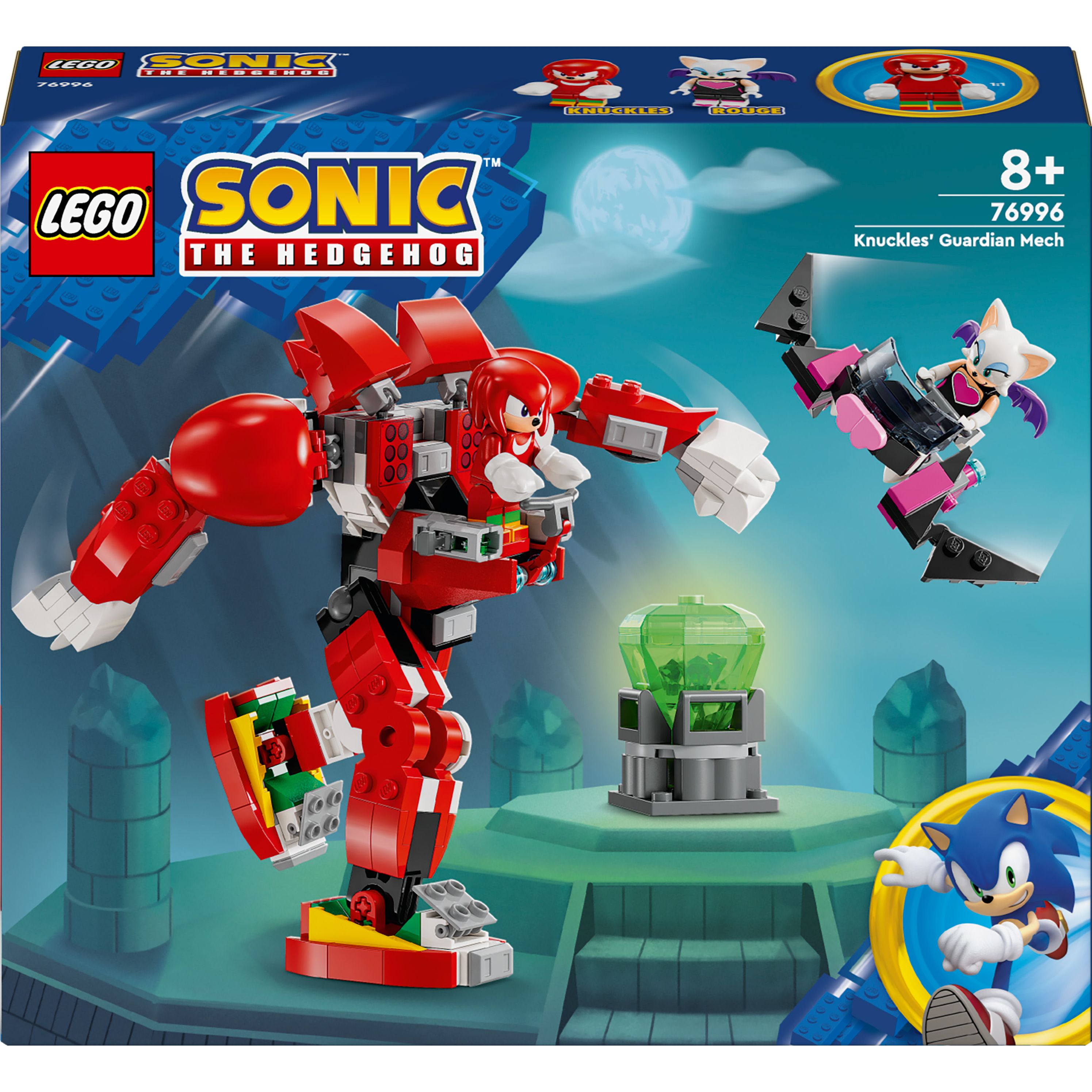 Конструктор LEGO Sonic the Hedgehog Часовой робот Ехидны Наклз 276 деталей (76996) - фото 1