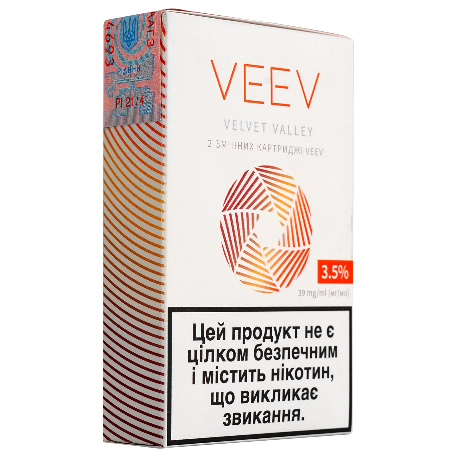 Картридж для POD систем Veev Velvet Valley, 3,5%, 2 шт. - фото 2