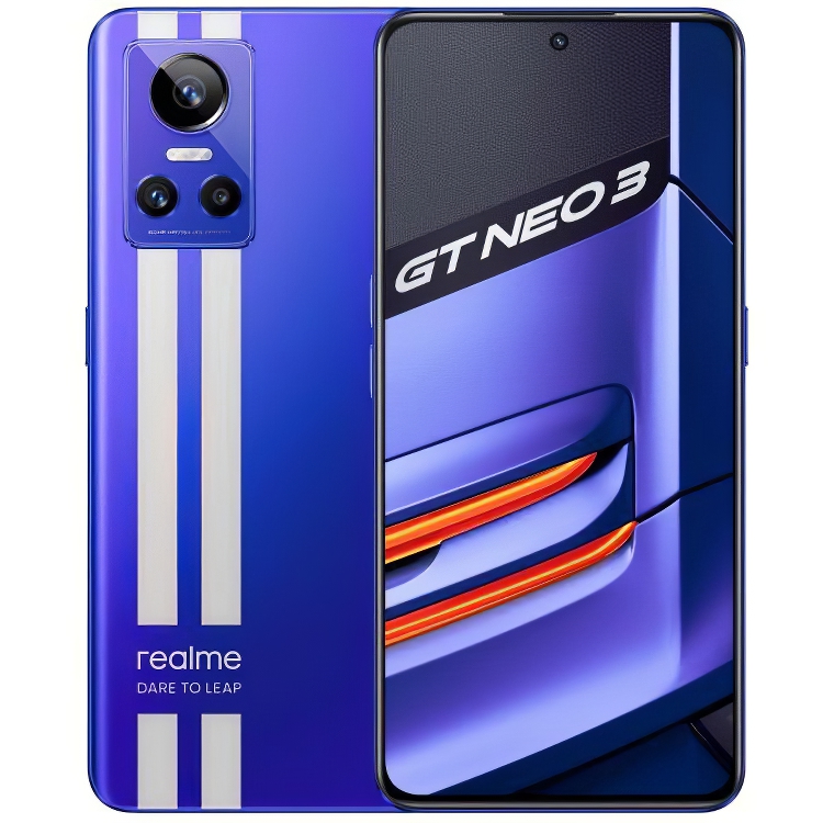 Смартфон Realme GT Neo 3 5G 8/128GB Blue (Global) - фото 1