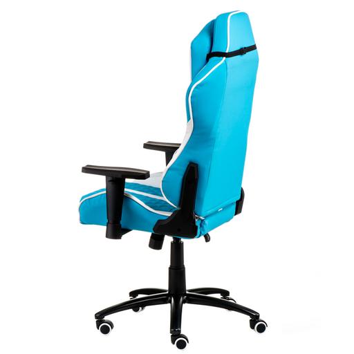 Геймерське крісло Special4you ExtremeRace блакитний з білим (E6064) - фото 7