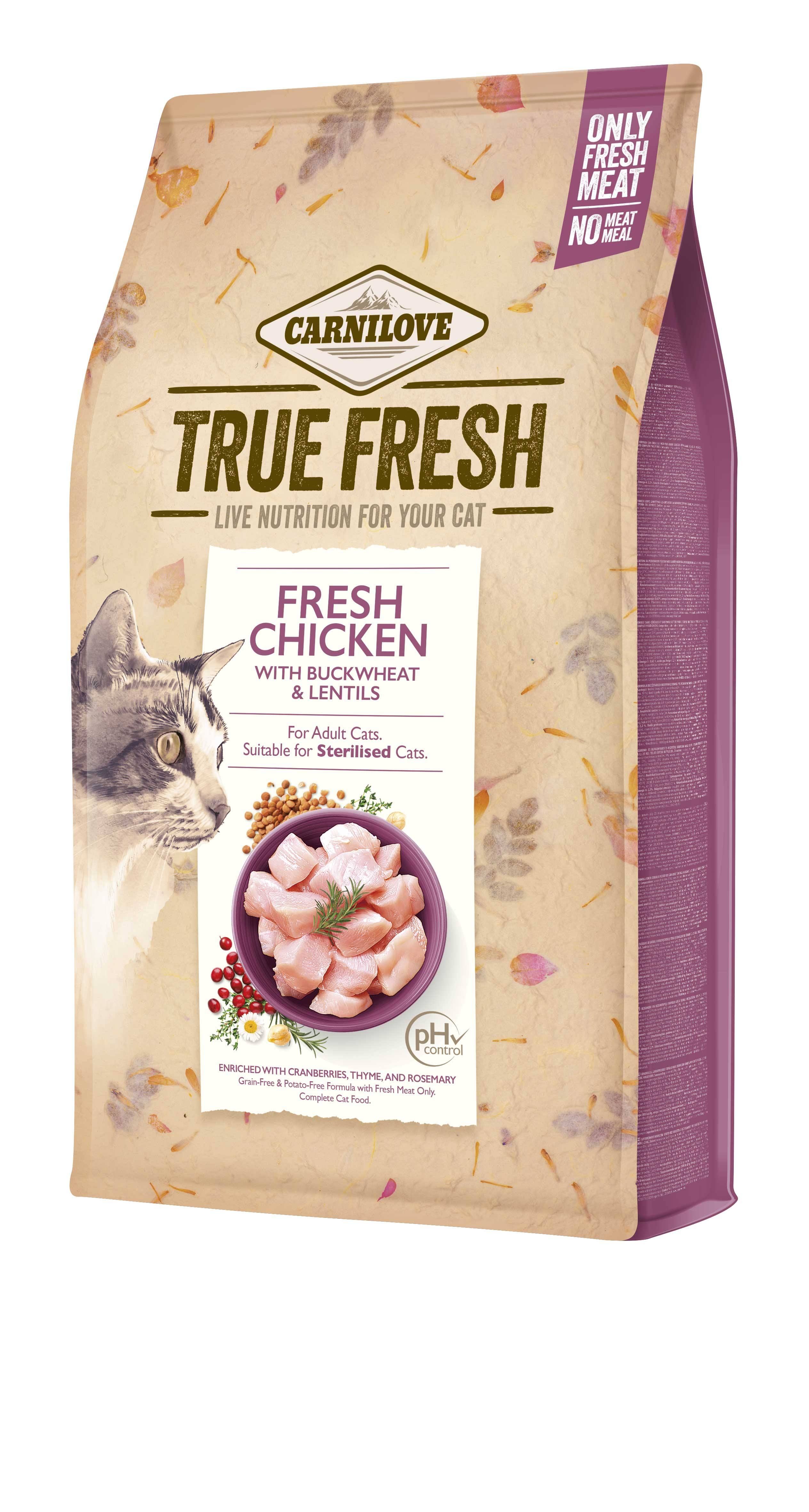 Сухий корм для котів Carnilove True Fresh Cat з куркою 340 г - фото 1