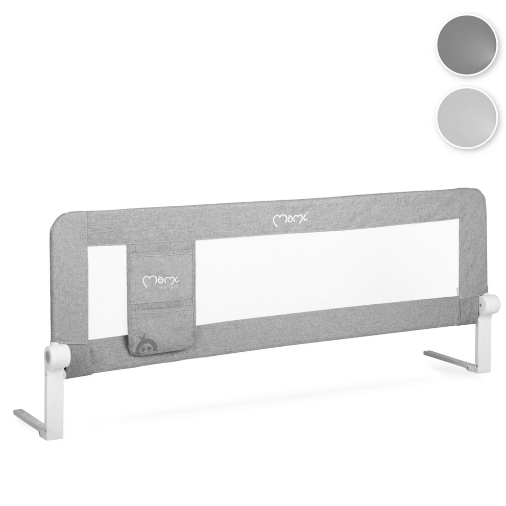 Защитный барьер для кровати MoMi Lexi light gray, светло-серый (AKCE00022) - фото 1