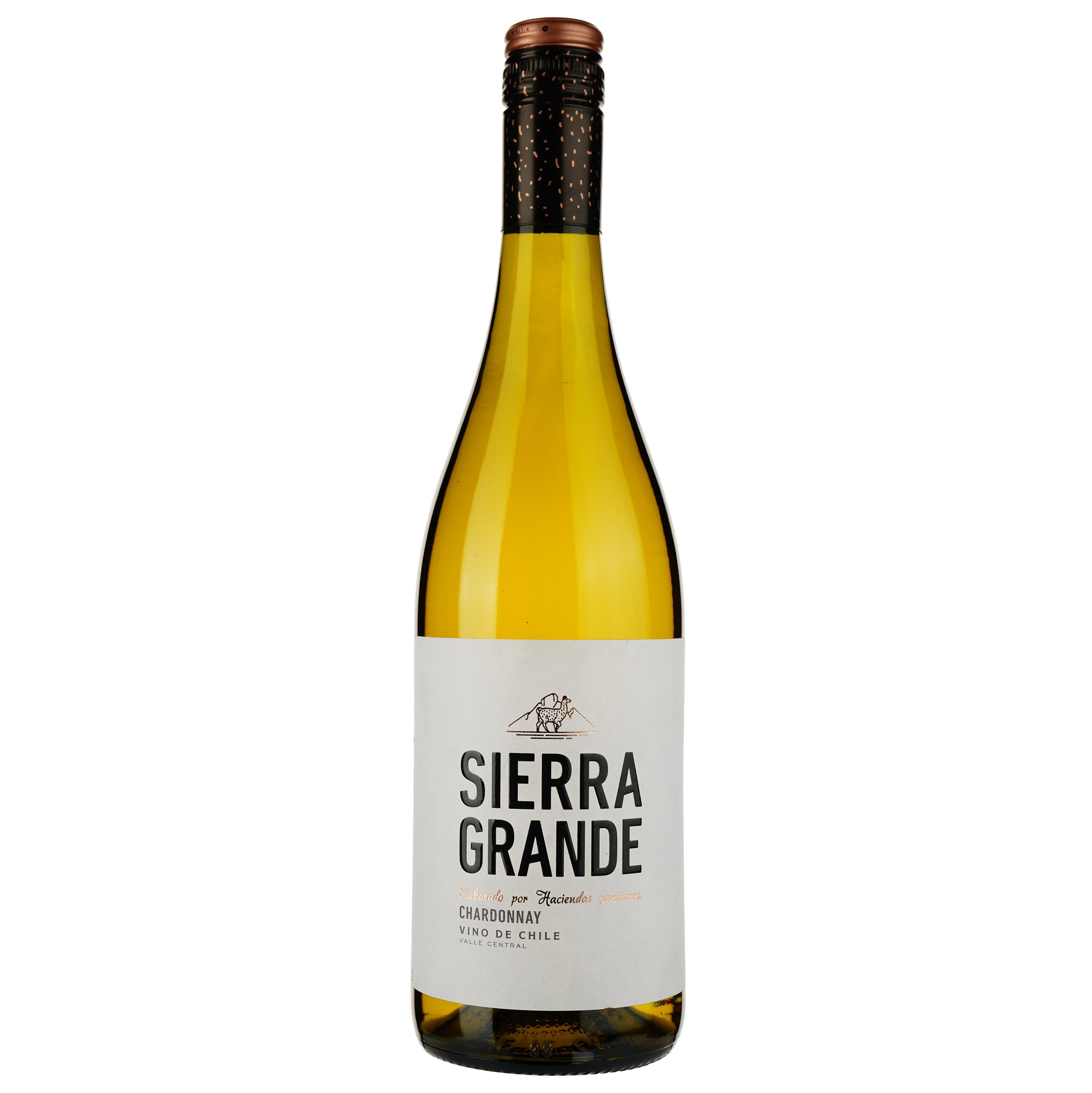 Вино Sierra Grande Chardonnay белое сухое 0.75 л - фото 1