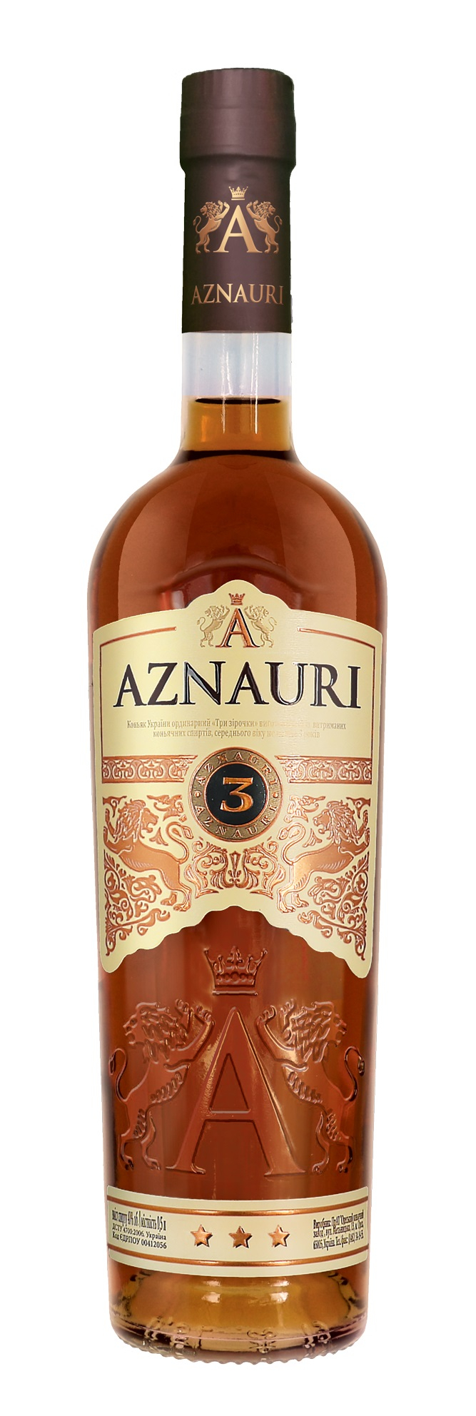 Коньяк Aznauri 3 звезды 40% 0.5 л + Напиток Pepsi сильногазированный 330 мл 2 шт. - фото 2