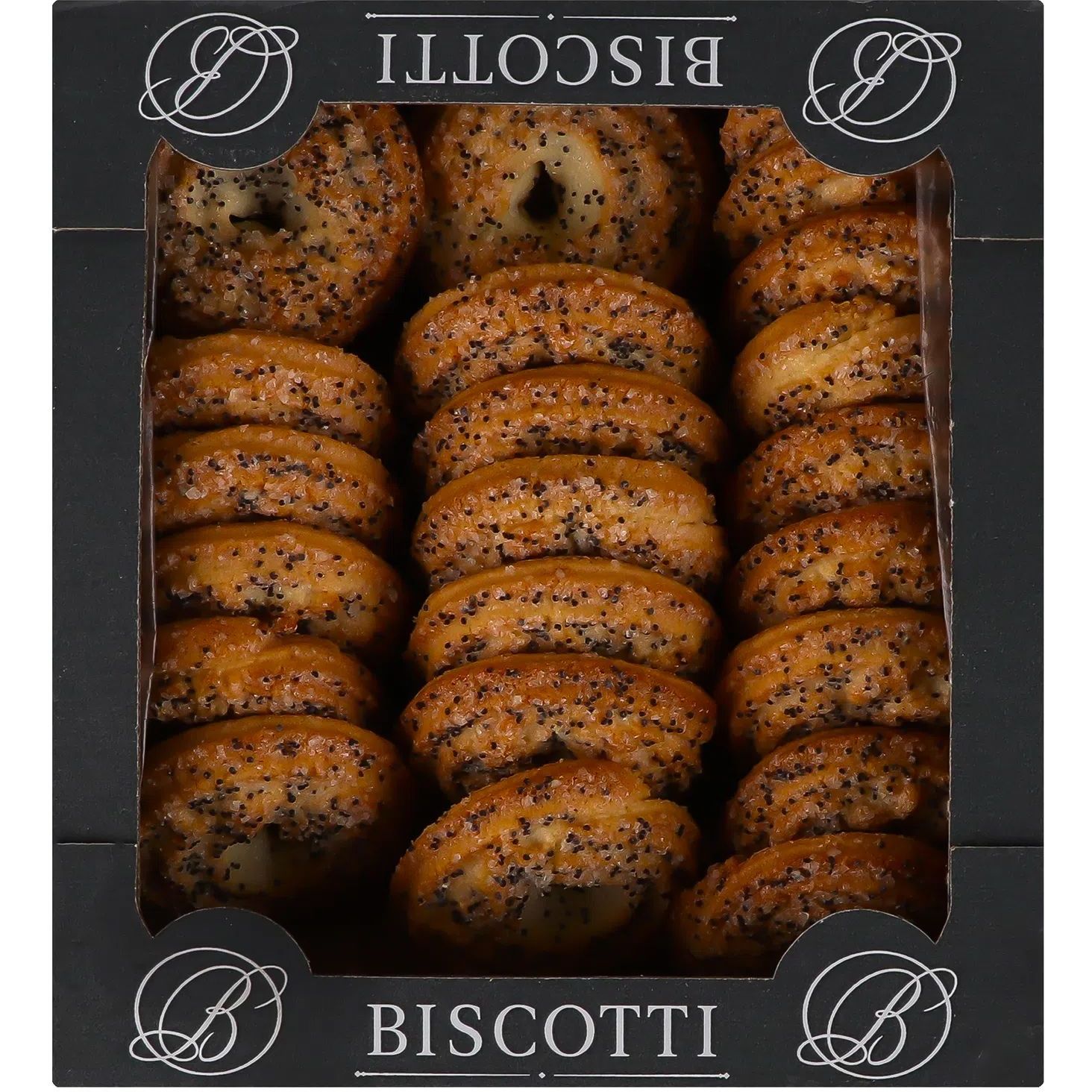 Печенье Biscotti Маргаритка с маком сдобное 400 г - фото 1