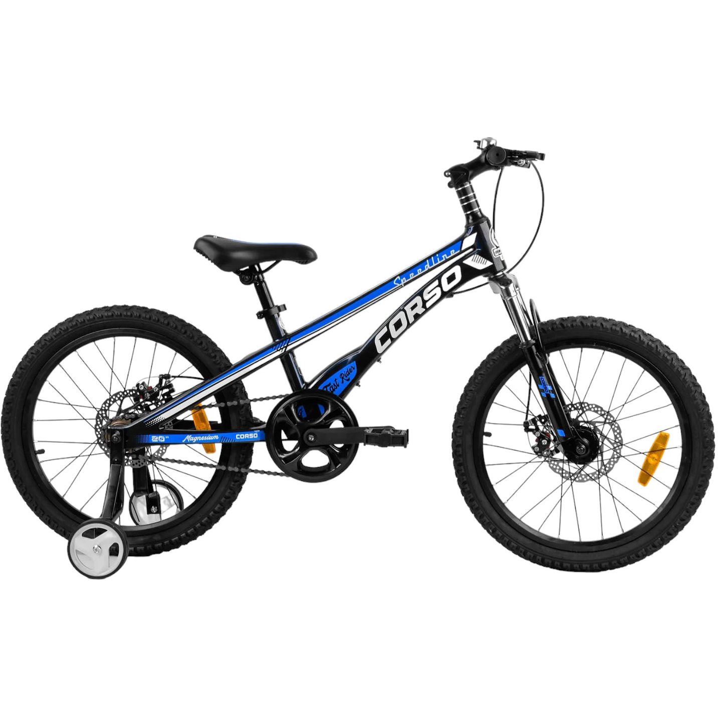 Детский велосипед Corso 20 дюймов синьо-черный 231993 - фото 1