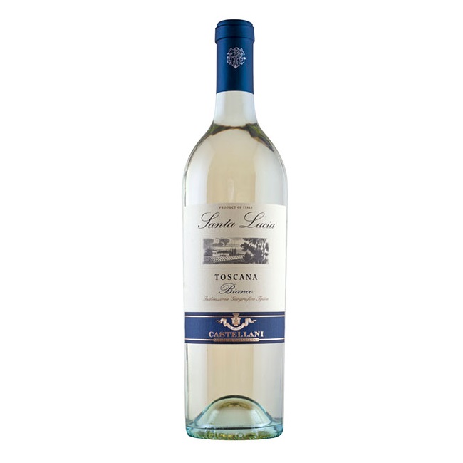 Вино Castellani Toscano Bianco Cru Santa Lucia IGT, белое, сухое, 12%, 0,75 л - фото 1