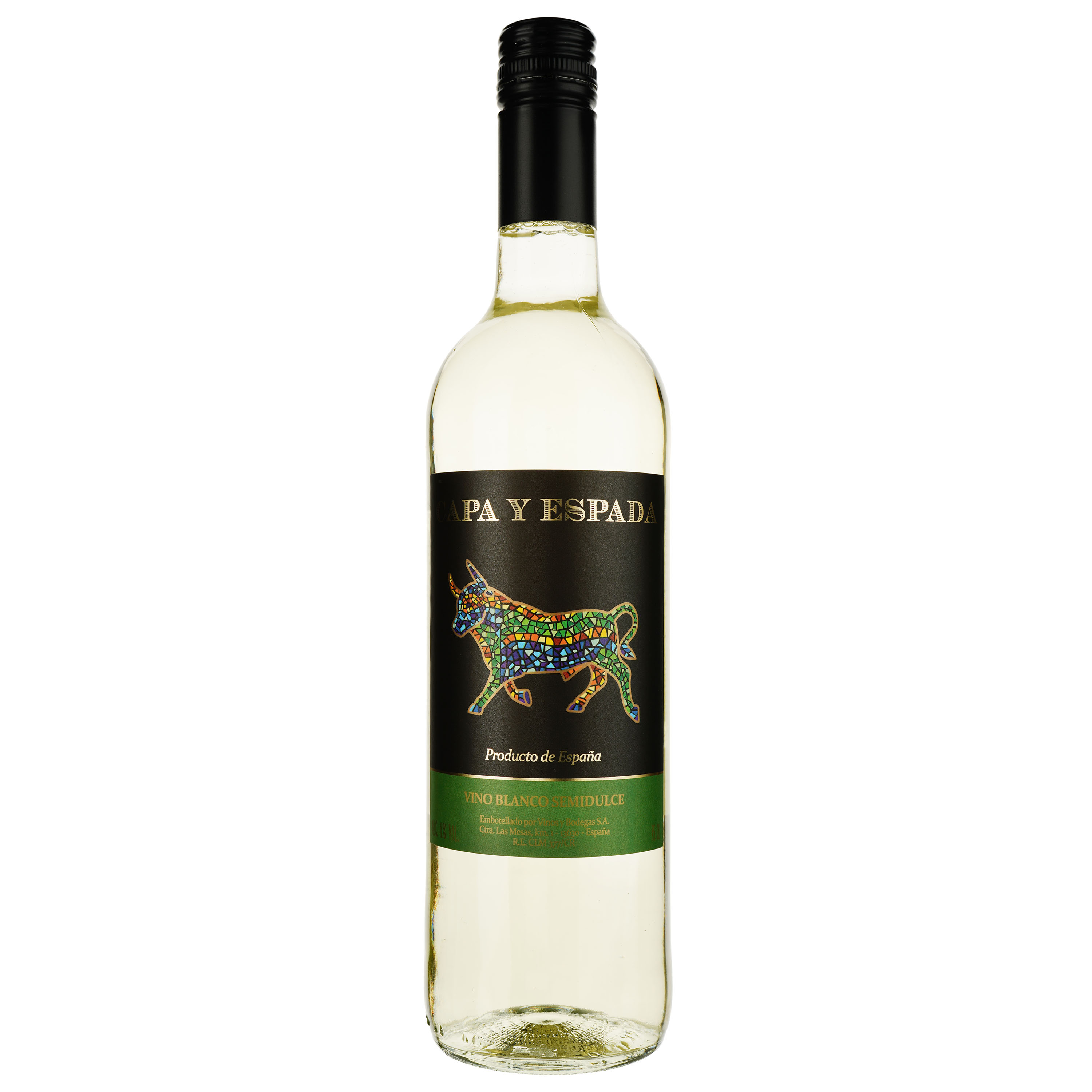 Вино Capa y Espada Vino Blanco Semidulce, біле, напівсолодке, 0,75 л - фото 1
