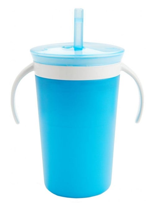 Чашка-контейнер Munchkin Snack and Sip, 266 мл, голубой (10867.01) - фото 1