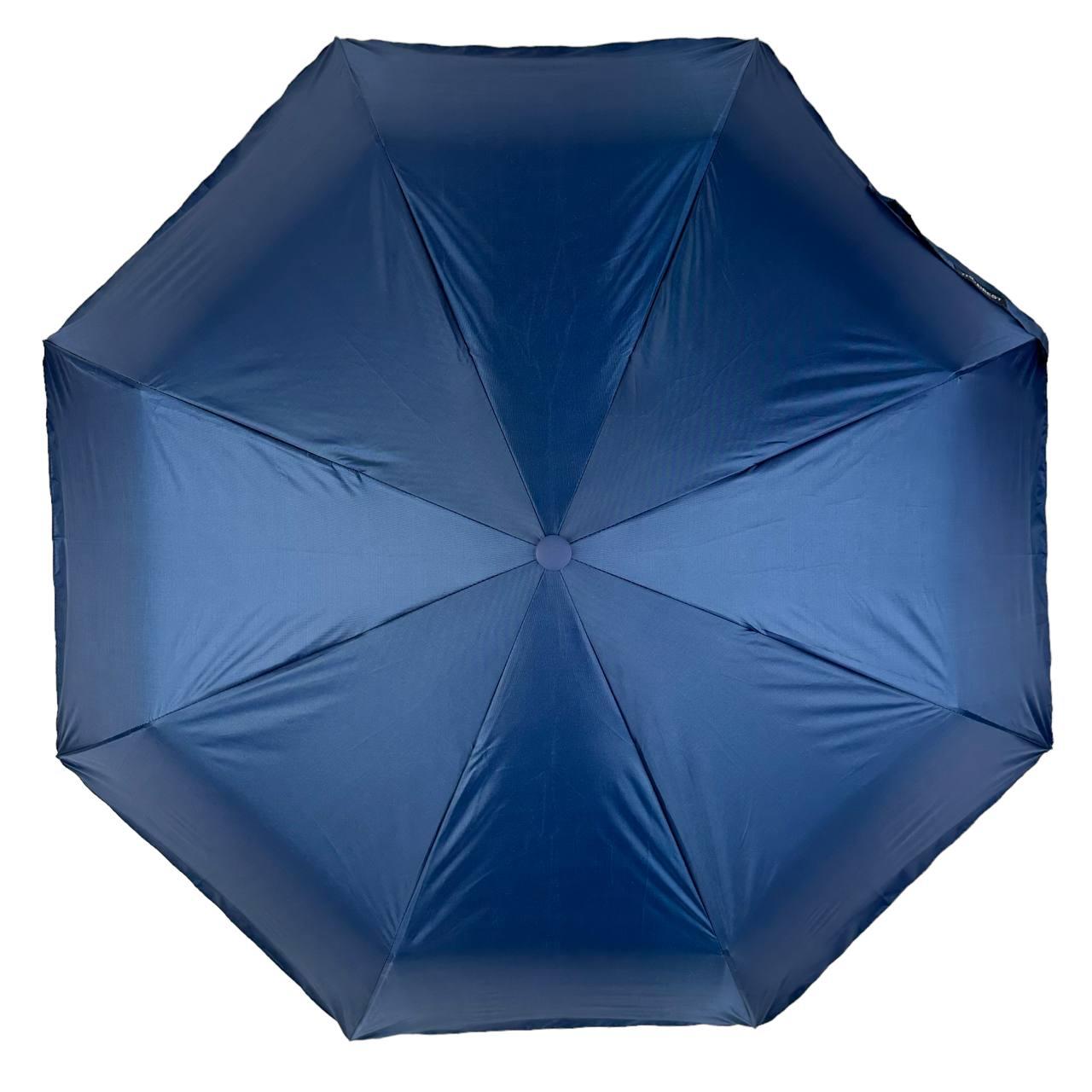 Жіноча складана парасолька напівавтомат The Best 94 см синя - фото 5