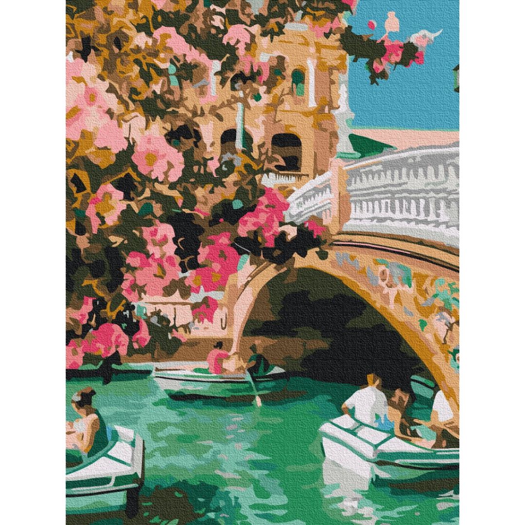 Картина за номерами Весняна Венеція Brushme 30x40 см кольорова 000221479 - фото 1
