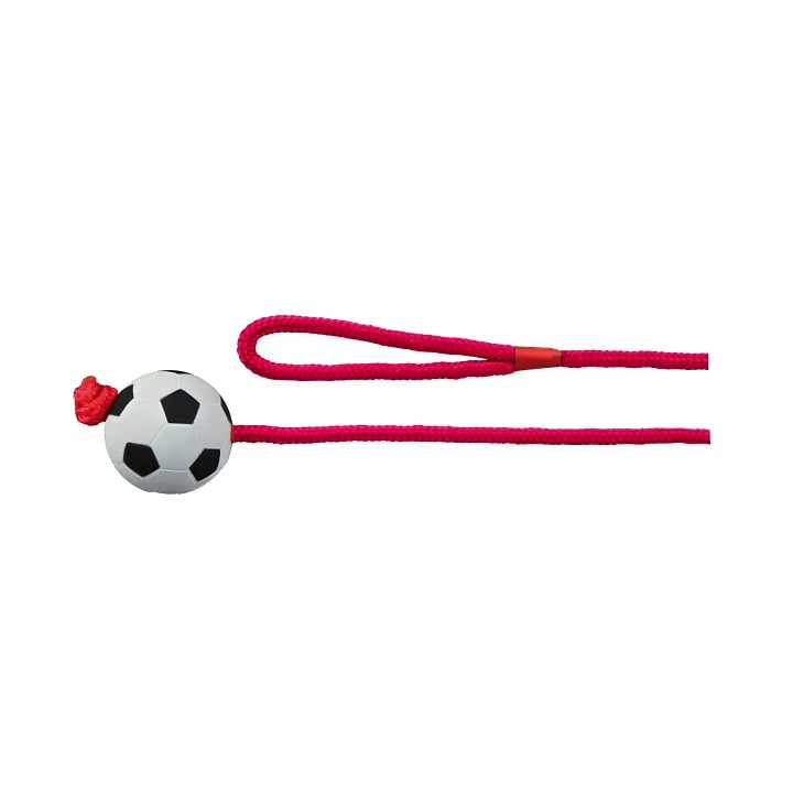 Игрушка для собак Trixie Мяч на верёвке с ручкой, 1 м (3307) - фото 1