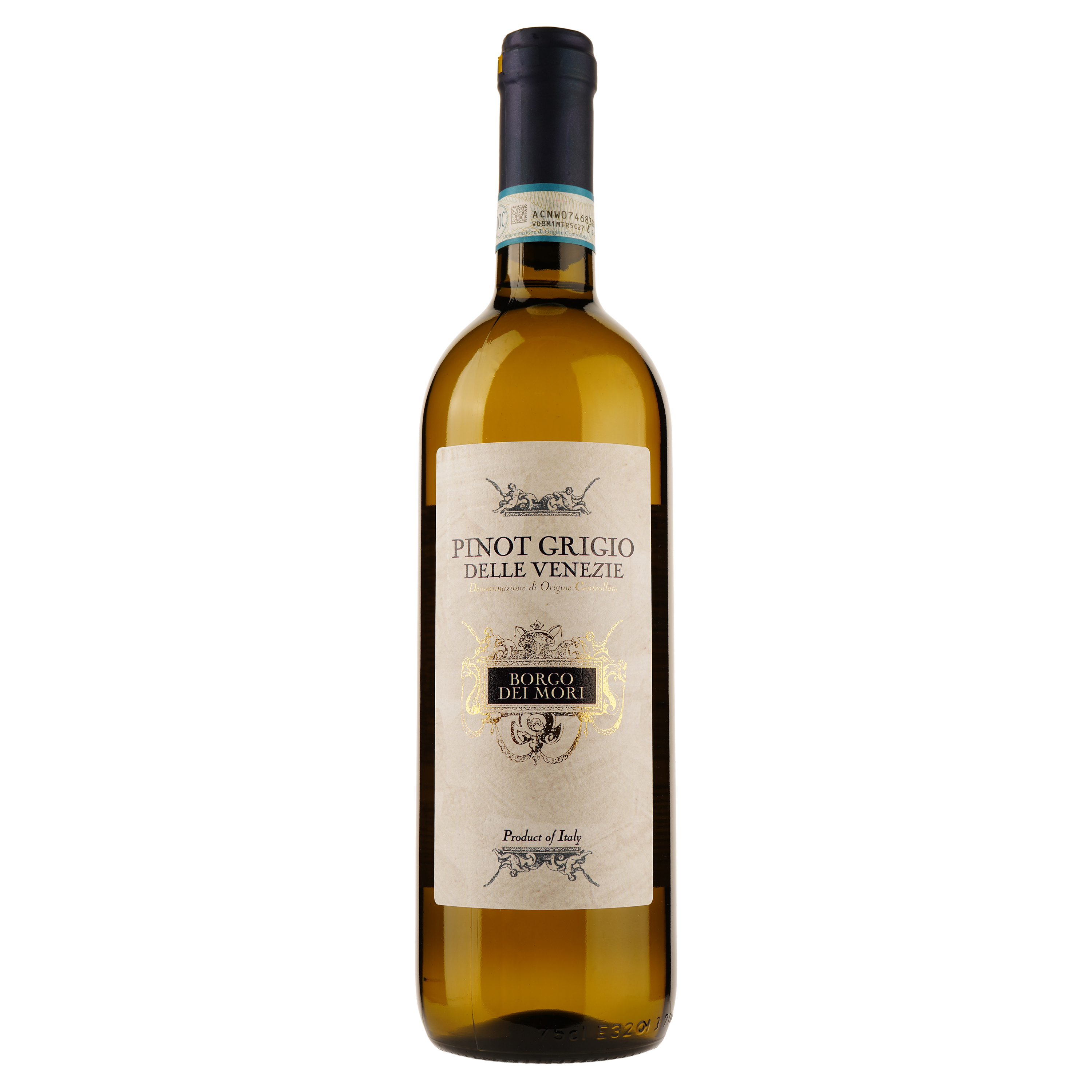Вино Rocca Pinot Grigio delle Venezie Borgo dei Mori, біле, сухе 0,75 л - фото 1