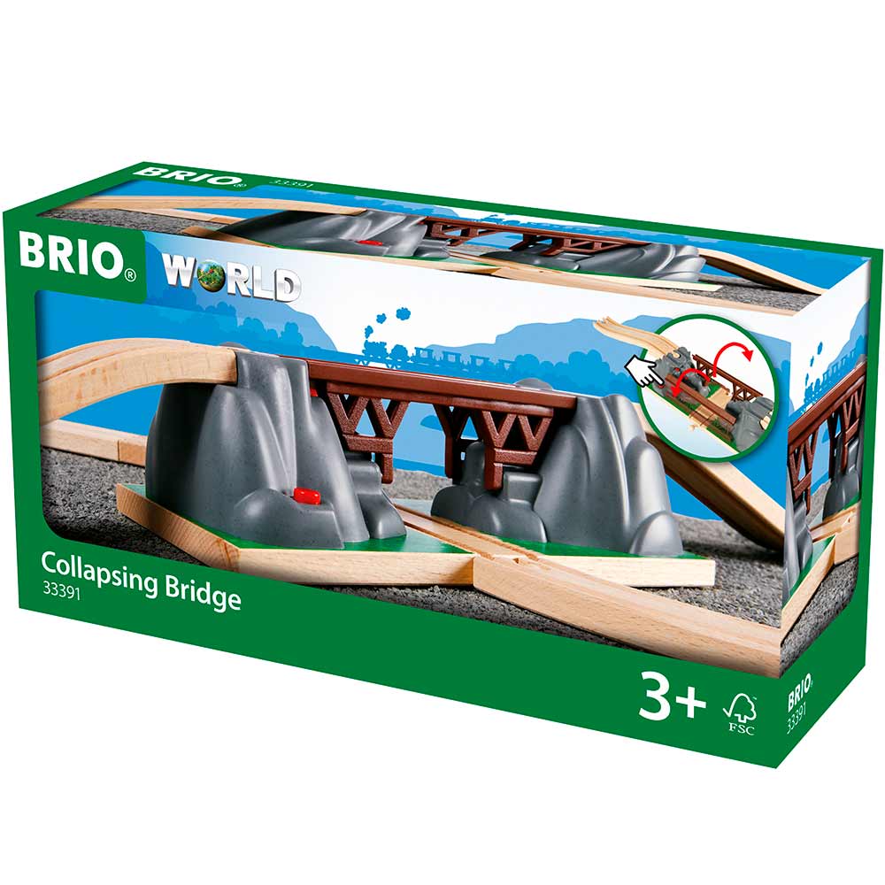 Міст, що руйнується, для залізниці Brio (33391) - фото 1