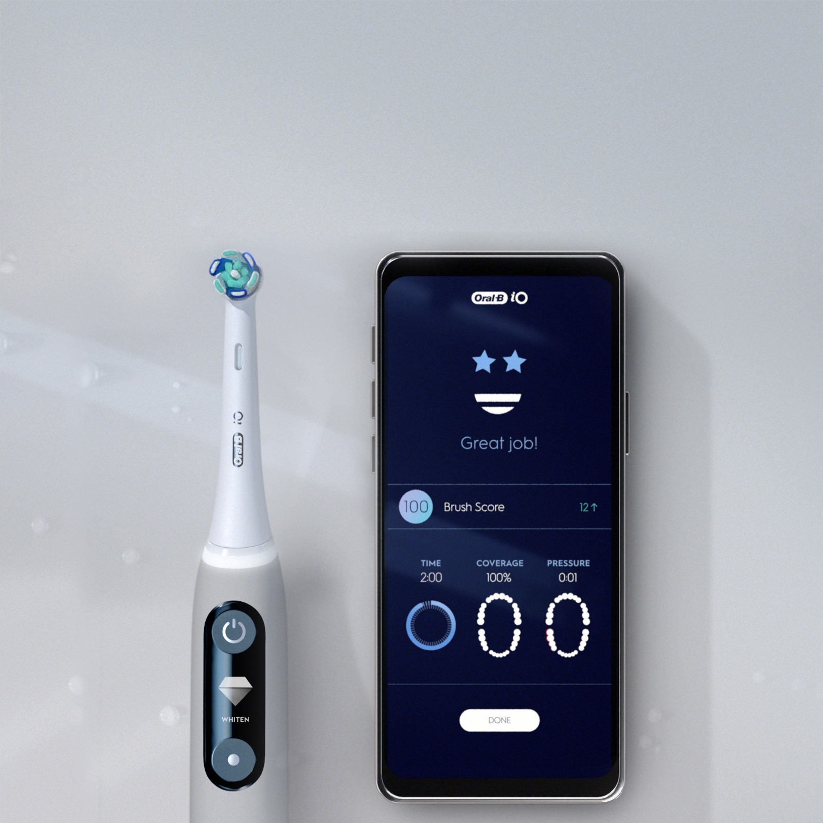 Електрична зубна щітка Oral-B iO Series 6 iOM6.1A6.1K 3753 Grey Opal - фото 8